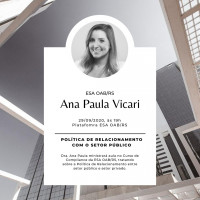Dra. Ana Paula ministra aula sobre Política de Relacionamento com o Setor Público