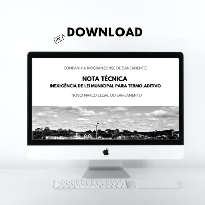 Nota T&eacute;cnica:  Inexig&ecirc;ncia de Lei Municipal para altera&ccedil;&atilde;o de Contrato de Programa