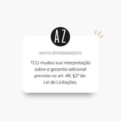 TCU muda entendimento sobre garantia adicional em licita&ccedil;&atilde;o