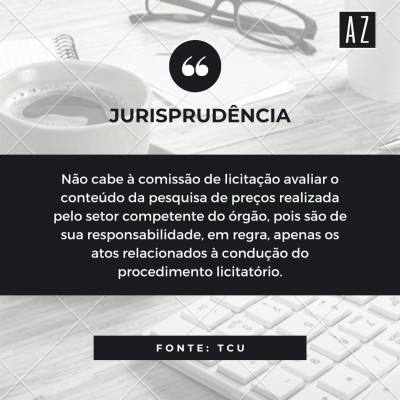 Comissão de Licitação e o sobrepreço do orçamento