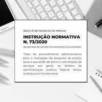 IN 73/2020 e a pesquisa de preços na Administração Pública