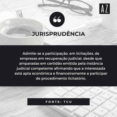 A participa&ccedil;&atilde;o em licita&ccedil;&atilde;o de empresa em recupera&ccedil;&atilde;o judicial
