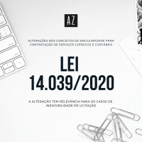 Lei 14.039/2020 e a contratação de serviços jurídicos e contábeis